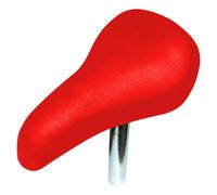 Cyclingcolors Selle vélo enfant Confort – Tige Ø22 mm, mousse haute densité (Rouge)