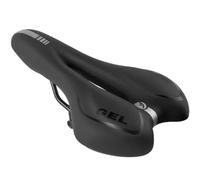 Selle Velo Confortable pour Decathlon Riverside 540 E 2020-2026 | Selle velo rembourree gel respirante etanche ergonomique avec bande reflechissante pour velo VTT route appartement ville