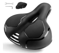 Selle Velo Confortable, Selle VTT Gel Selle de Vélo avec Fonction d'Amortisseur, Accessoire Velo pour Homme Femme VTT Vélos/Velo Electrique/Vélo de Route (Style A)
