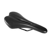 Selle Velo Route,Selle VTT Selle de vélo Couleur, Coussin siège Creux Respirant et Confortable, adapté aux vélos Route à pignon Fixe(201-2 Black)