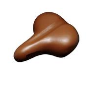 Selle Velo Route,Selle VTT Selle de vélo rétro Vintage en Cuir Marron, Coussin for Route, VTT, Sport, 27 x 21 cm(G183)