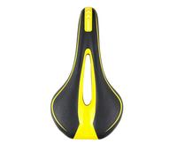 Selle Velo Selle de vélo Confortable avec Zone Ergonomique for Hommes et Femmes Universelle for BMX, VTT Route(Yellow)