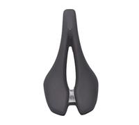 Selle VTT,Selle Velo Route Selle de vélo Montagne à Nez Court, Sacoche Creuse spéciale Confort(Black)