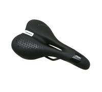 Selle vtt-trekking ergonomic à memoire de forme avec trou central Newton Noir