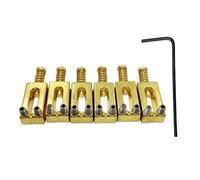 Selles de chevalet pour guitare électrique avec, Golden | Alliage robuste; Tension stable; Installation rapide; Ajustement facile; Longue durée; Musiciens professionnels