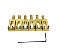 Selles de chevalet pour guitare électrique avec, Golden | Tension de corde stable; Installation rapide; Ajustement facile; Longue durée; résistant à la;