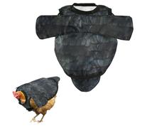 Selles de Poulet pour Poules, Tablier Protection Dorsale pour Poules Housse Selle d'Accouplement avec Bretelles Réglables Protéger Picage et l'Accouplement (Gris)