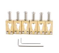 Selles De Trémolo Guitare Avec Clé Vibrato En Laiton Pour Selles Pont Gourde Électrique 6 Pièces