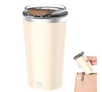Sellf - Tasse à café magnétique automatique - Tasse à mélanger automatique rechargeable, tasse à café magnétique avec couvercle, eau portable, boisson de 400 ml pour lait, cacao