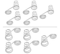 SellGood Ressorts métalliques Lot de 10 Ressorts de Contact de Conversion Positive à négative pour Piles AA, Plaque de nickelage, Ressorts de Contact AAA(9x23)