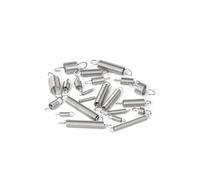 SellGood Ressorts métalliques Ressort de Tension en Acier Inoxydable 0.3, 0.4mm, 0.5mm, 304mm, avec Ressort d'Expand à Crochet O, 10 pièces/lot(15mm,4MM_0.3MM)