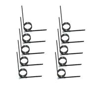 SellGood Ressorts métalliques Ressort de Torsion en Forme de V, 60/90/120/180 degrés, diamètre extérieur 10mm, Assorted de Ressorts de Torsion à 3 Tours, diamètre du Fil 1.2mm, 10 pièces(90 Degrees)