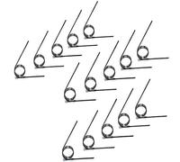 SellGood Ressorts métalliques Ressort de Torsion en Forme de V, 60/90/120/180 degrés, diamètre extérieur 10mm, Assorted de Ressorts de Torsion à 3 Tours, diamètre du Fil 1.2mm, 10 pièces(60 Degrees)