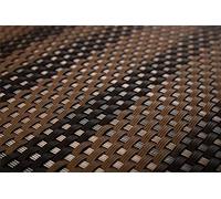 Sellon24 - Brise-vue en PE-rotin pour balcon - Protection contre le vent - Couvre-balcon pour balcon, terrasse, jardin (17,99€/m2) (RD06 Marron&Noir, 110)