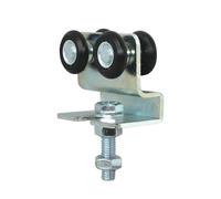 Sellon24® Composants de portail en acier - Porte coulissante, portail coulissant, porte de grange, porte de garage, porte suspendue, portail roulant - Rail de sol de jardin - Roulettes de roulement