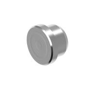 Sellon24® Embout en acier inoxydable - 12 x 1,5 mm - Bouchon - Barre de remplissage - Pour garde-corps - Rond - 12,0 x 1,5 mm