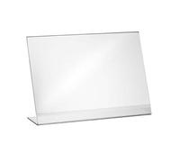 Sellon24 L Support paysage A3 A4 A5 A6 Présentoir à prospectus en verre acrylique (LA5 paysage)