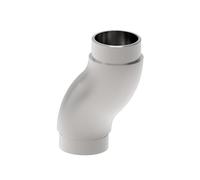 Sellon24® Raccord en acier inoxydable pour rampe 42,4 - Accessoires pour escalier - Support mural pour rampe - Support de main courante - Connecteur - Coude d’angle - Tube - Tuyau en acier inoxydable