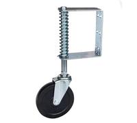 Sellon24 Roue inférieure pour portail battant en acier et nylon galvanisé Ø 120 mm avec ressort