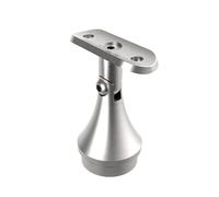 Sellon24® Support tubulaire en acier inoxydable V2A - Support de main courante conique - Support de main courante - 42,4 mm - Barre d'escalier - Barre articulée 0716-242