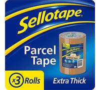 Sellotape 2599451 Lot de 3 rubans adhésifs 48 x 50 m
