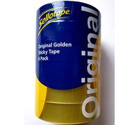 Sellotape Golden Tape 1443266 Lot de 6 rouleaux de ruban adhésif antistatique facile à déchirer 24 mm x 50 m