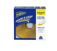 Sellotape Réf 20 mm x 6 m BANDE adhésive amovible "Crochet & Boucle