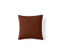 Selma - coussin - en velours côtelé - 50x50 cm - Terracotta