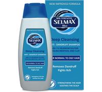 Selmax Blue Deep Cleansing Shampoo 200 Ml Dual Action Anti Dandruff Voedende Shampoo Voor Normaal Tot Olieachtig Haar, Nieuwe Verbeterde Formule Met 1% Seleniumsulfide[Z3883]