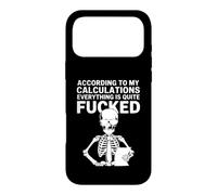 Selon Mes calculs, Tout est cassé Humour Coque pour iPhone 17 Pro Max