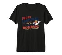 Selon Mon dernier e-Mail, C'est Un collègue de Vacances d'hiver T-Shirt Haut de Gamme