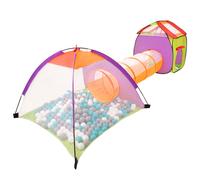 Selonis 3in1 Tente De Jeu Avec Tunnel 100 Balles ∅6cm Tente Avec Balles Colorées Pour Bébés Et Enfants
