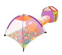 Selonis 3in1 Tente De Jeu Avec Tunnel 400 Balles ∅6cm Tente Avec Balles Colorées Pour Bébés Et Enfants
