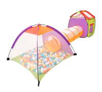 Selonis 3in1 Tente De Jeu Avec Tunnel 900 Balles ∅6cm Tente Avec Balles Colorées Pour Bébés Et Enfants