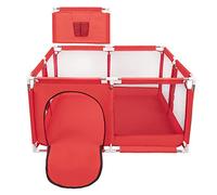 Selonis Parc Bébé SANS Balles Aire De Jeu Pliable Basket, Rouge