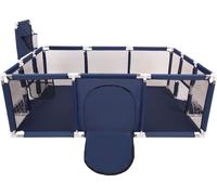 Selonis Playpen Grande aire de jeux sans ballons Parc pour enfants, bleu foncé