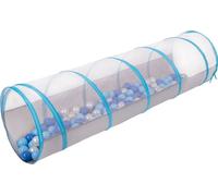 Selonis Pop-Up Tunnel 200 Balles ∅6cm Tunnel de jeu à quatre pattes Avec Balles Colorées Aire De Jeu Pour Bébés Et Enfants