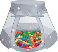 Selonis Tente de Jeux 105x90cm 200 Balles ∅6cm Tente Avec Balles Colorées Pour Bébés Et Enfants