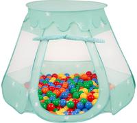 Selonis Tente de Jeux 105x90cm 200 Balles ∅6cm Tente Avec Balles Colorées Pour Bébés Et Enfants