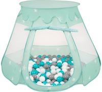 Selonis Tente de Jeux 105x90cm 200 Balles ∅6cm Tente Avec Balles Colorées Pour Bébés Et Enfants