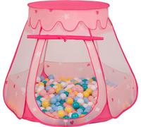 Selonis Tente de Jeux 105x90cm 200 Balles ∅6cm Tente Avec Balles Colorées Pour Bébés Et Enfants
