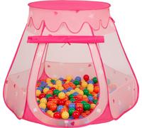 Selonis Tente de Jeux 105x90cm 200 Balles ∅6cm Tente Avec Balles Colorées Pour Bébés Et Enfants