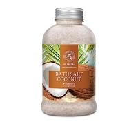 Sels de Bain Coco - 600g - Sels Marins Aromatisés et Huile de Noix de Coco - Sels de Mer Apaisantes et Hydratantes - Bain Relaxant - Soin du Corps - Bon Sommeil