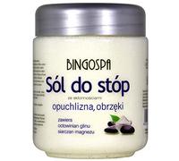 Sels de bain pour pieds douloureux et enflés, sujets à l'œdème 550 g BINGOSPA