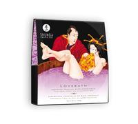Sels de bain relaxants et sensuels Love Bath Sensual Lotus, 650 g - Expérience de bain japonais, gel hydratant et aromatique pour la relaxation et l'érotisme - Shunga