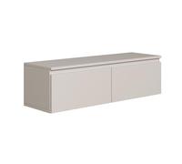 Selsey Bemmi Étagère Suspendue 28,4 x 100 x 31,8 cm, Meuble TV Bas, Grip, Panneau de Particules de qualité supérieure avec Bords ABS, Deux Compartiments à Rabat, revêtement en mélamine, idéal pour Le