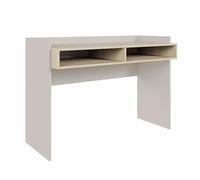 Selsey Bureau avec Rangement - Petit Bureau 120x53 cm avec 2 Niches, Design Moderne Cachemire et Chêne Lindberg, Télétravail ou Ordinateur, Idéal Chambre Ado, Facile à Assembler