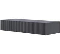 Table console - VELDIO - 90 cm - suspendu - noir