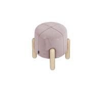 Selsey Levine - Tabouret - rembourré sur Pieds en Bois Rose