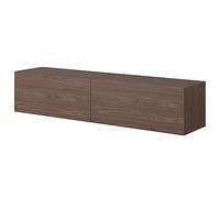 Selsey Meuble TV Armoire De Télévision 140 cm Suspendu Salle De Séjour Chambre À Coucher Noix Bisira